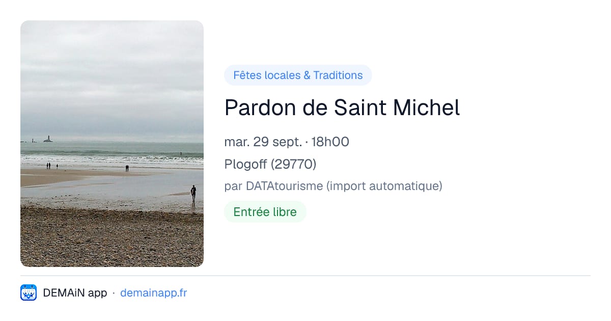 Pardon de Saint Michel — Plogoff