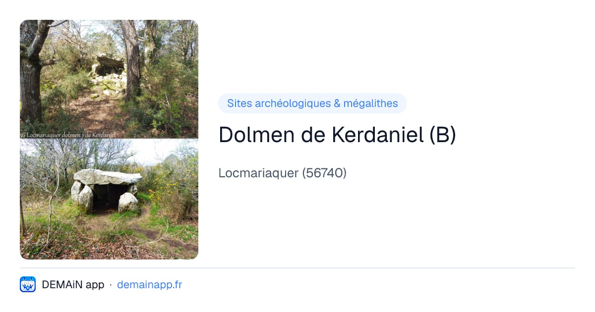 Dolmen de Kerdaniel (B) — Locmariaquer