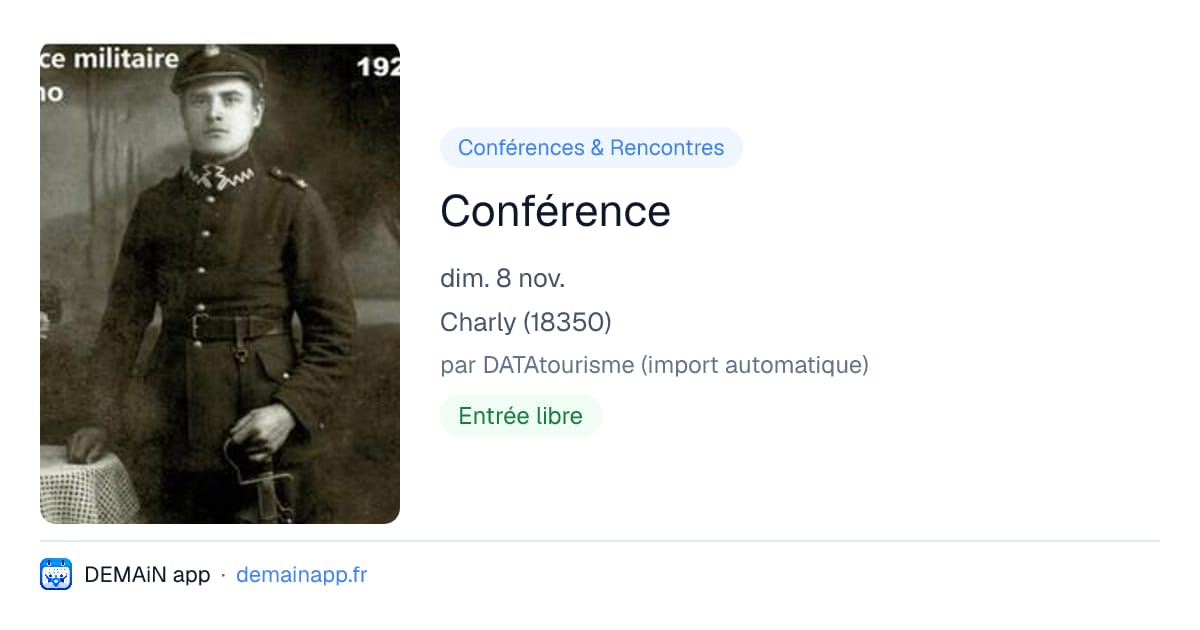 Conférence — Charly