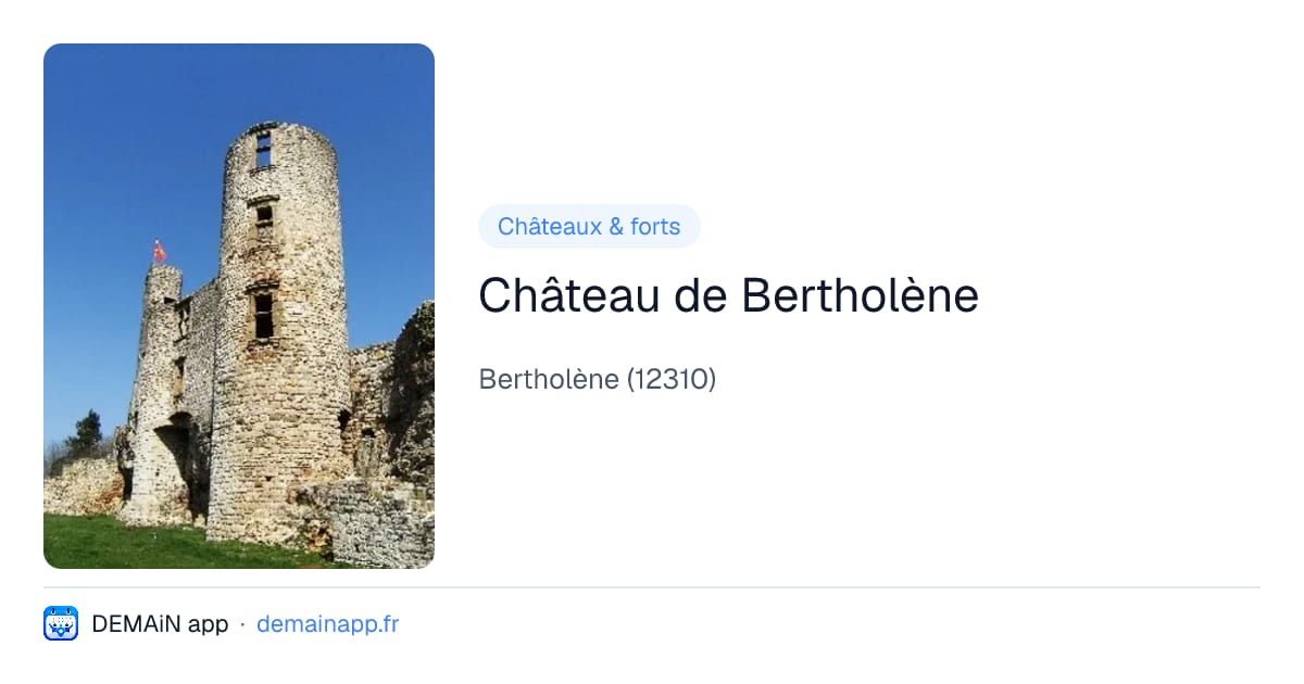 Château de Bertholène — Bertholène