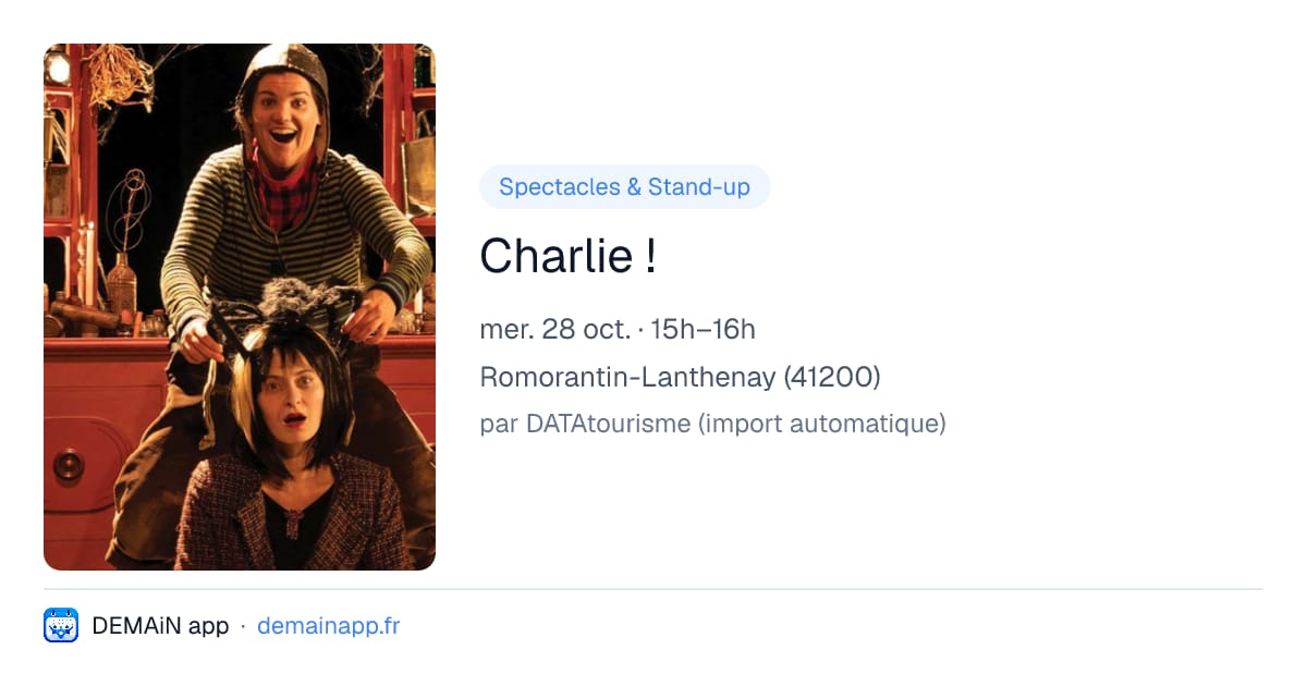 Charlie ! — Romorantin-Lanthenay