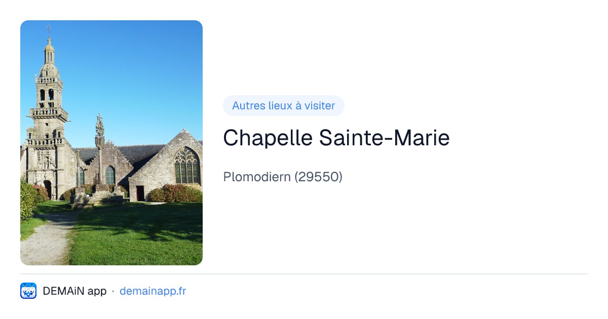 Chapelle Sainte-Marie — Plomodiern