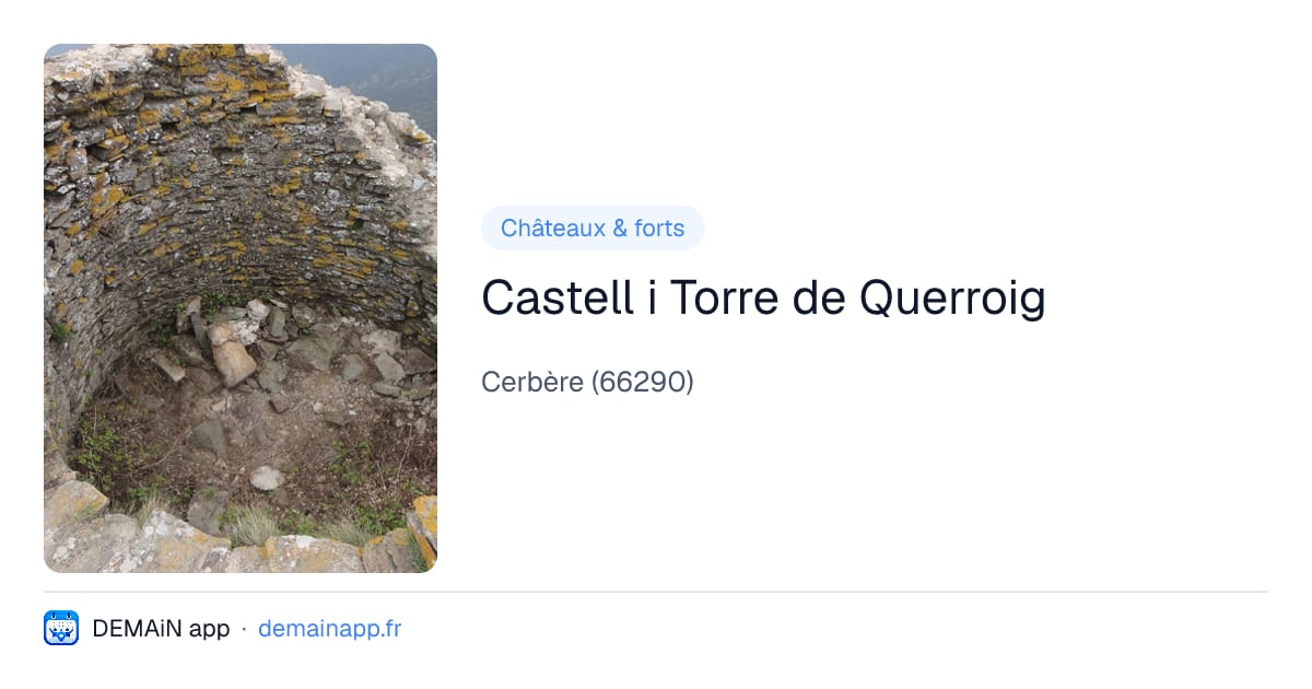Castell i Torre de Querroig — Cerbère