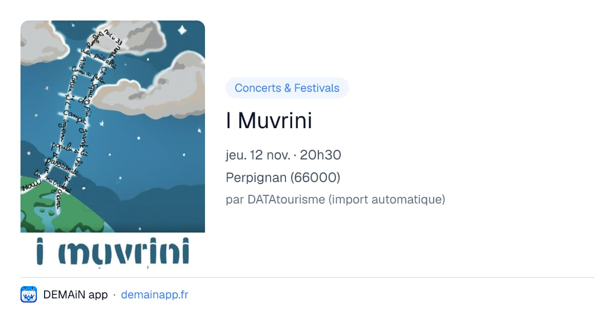 I Muvrini — Perpignan