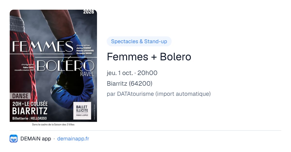 Femmes + Bolero — Biarritz