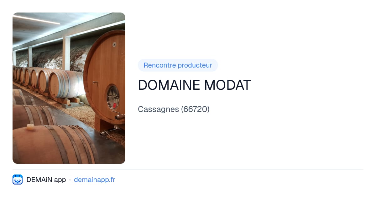 DOMAINE MODAT — Cassagnes
