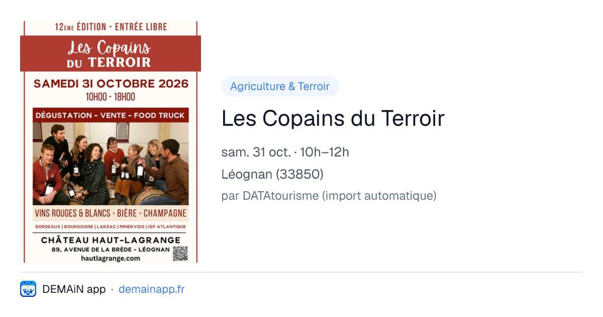Les Copains du Terroir — Léognan