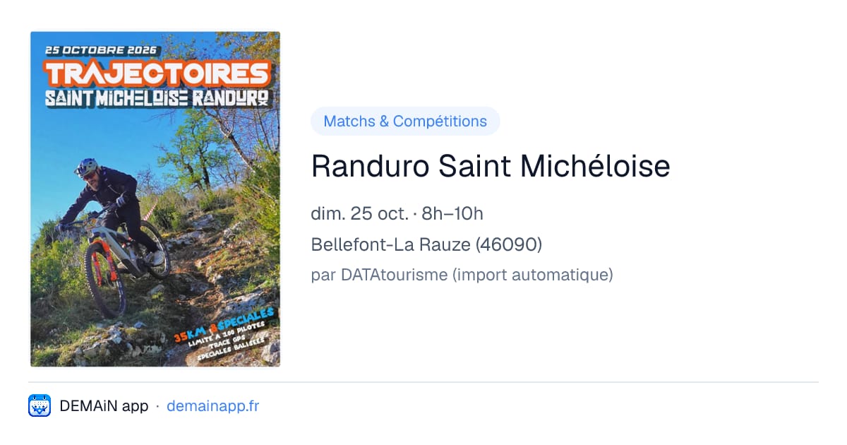 Randuro Saint Michéloise — Bellefont-La Rauze