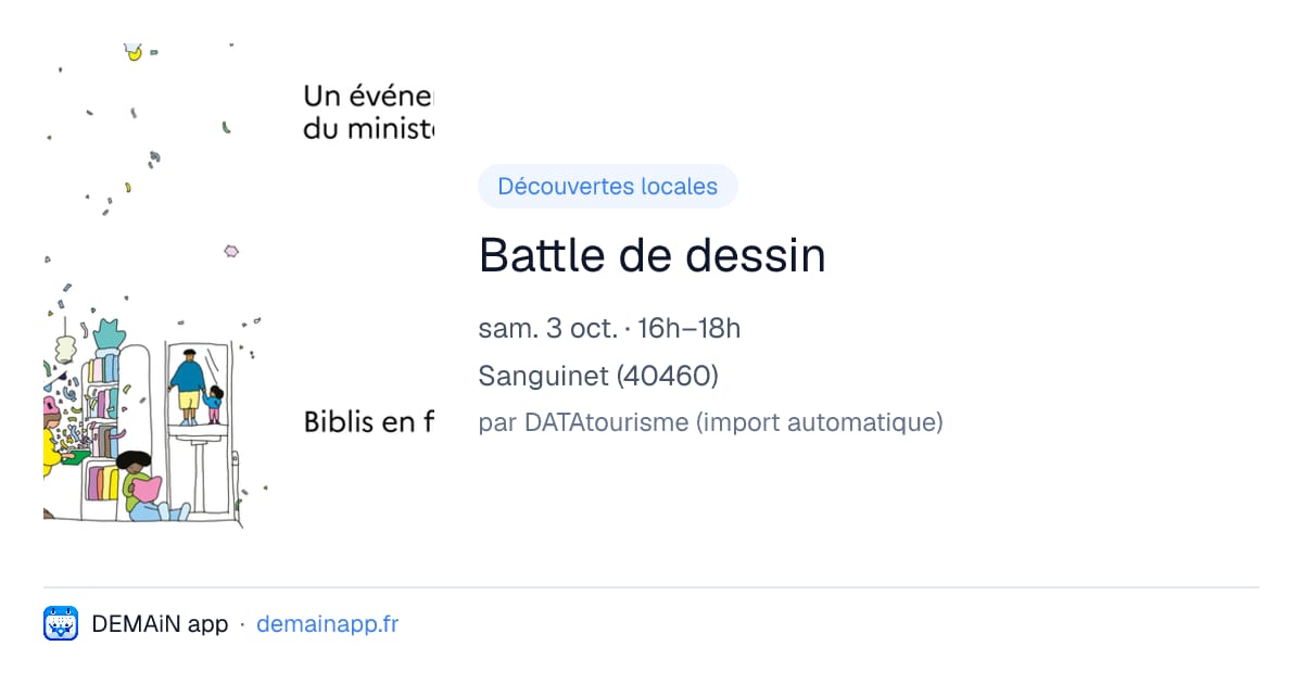 Battle de dessin — Sanguinet