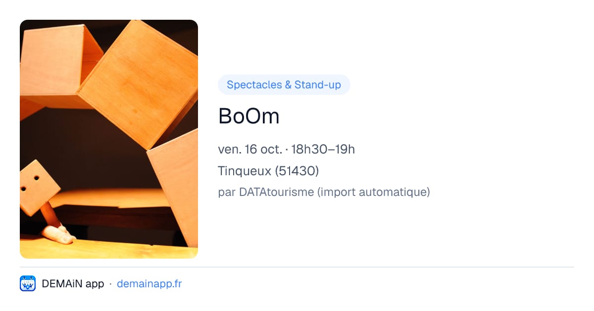 BoOm — Tinqueux