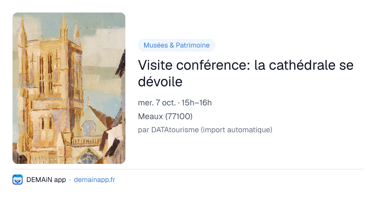Visite conférence: la cathédrale se dévoile — Meaux