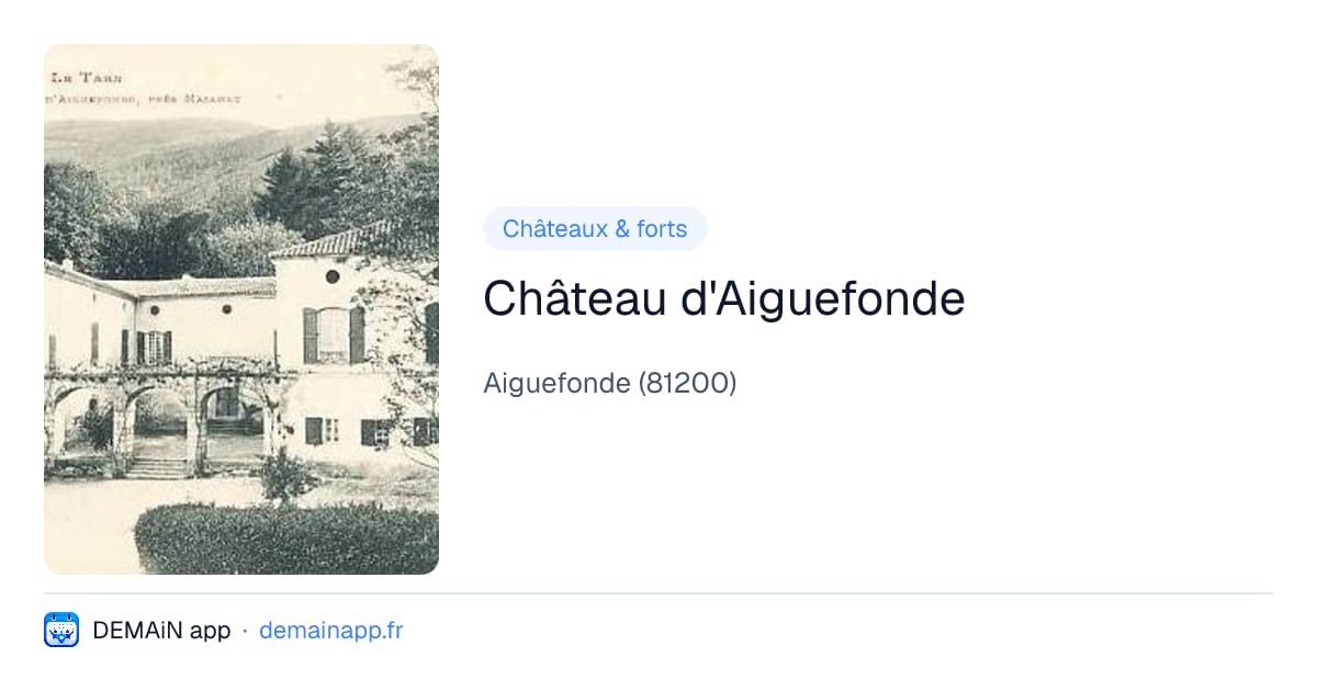 Château d'Aiguefonde — Aiguefonde