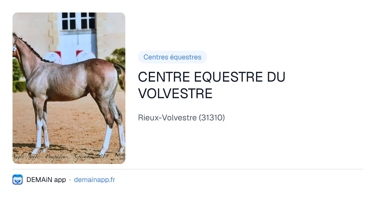 CENTRE EQUESTRE DU VOLVESTRE — Rieux-Volvestre