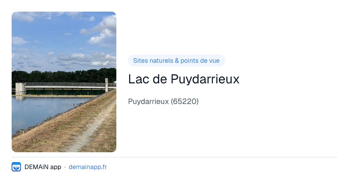 Lac de Puydarrieux — Puydarrieux