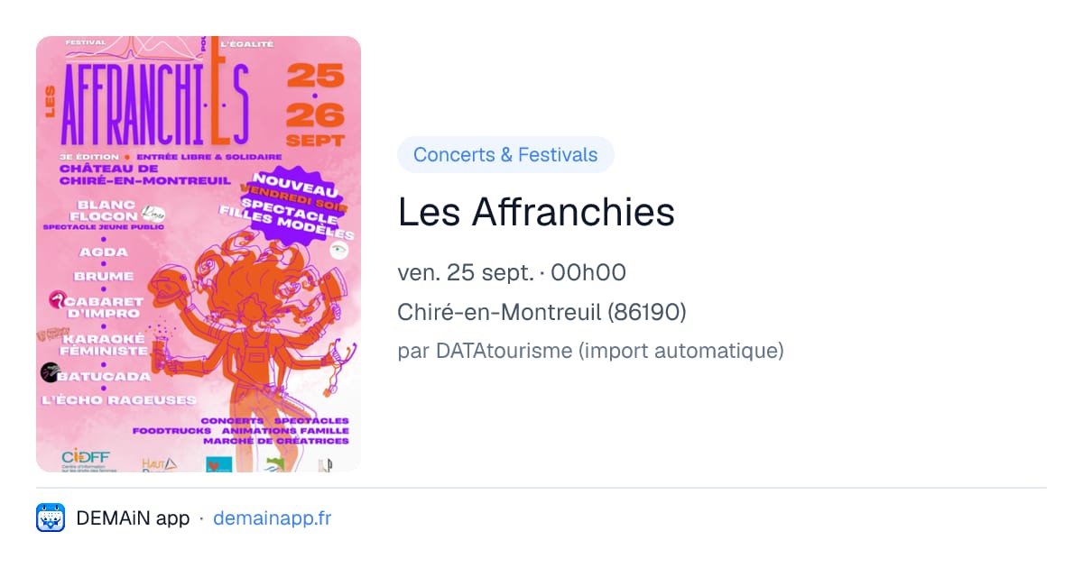 Les Affranchies — Chiré-en-Montreuil