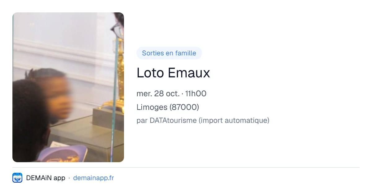 Loto Emaux — Limoges