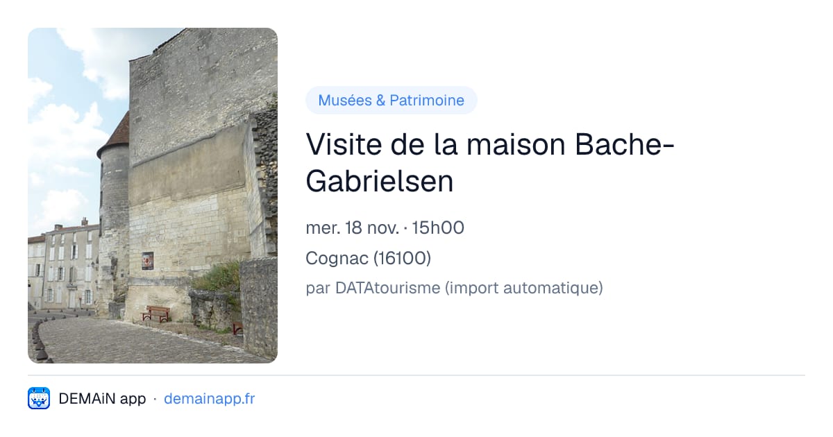 Visite de la maison Bache-Gabrielsen — Cognac