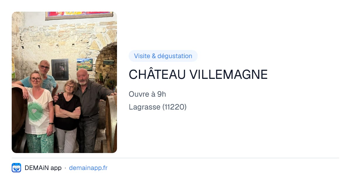 CHÂTEAU VILLEMAGNE — Lagrasse