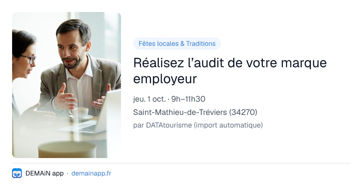 Réalisez l’audit de votre marque employeur — Saint-Mathieu-de-Tréviers