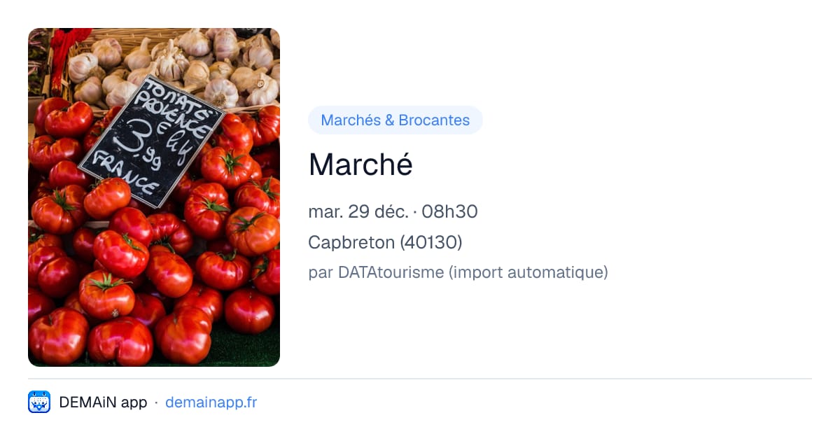 Marché — Capbreton
