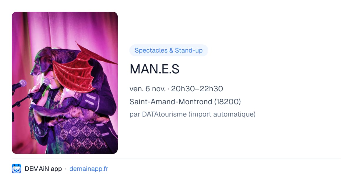 MAN.E.S — Saint-Amand-Montrond
