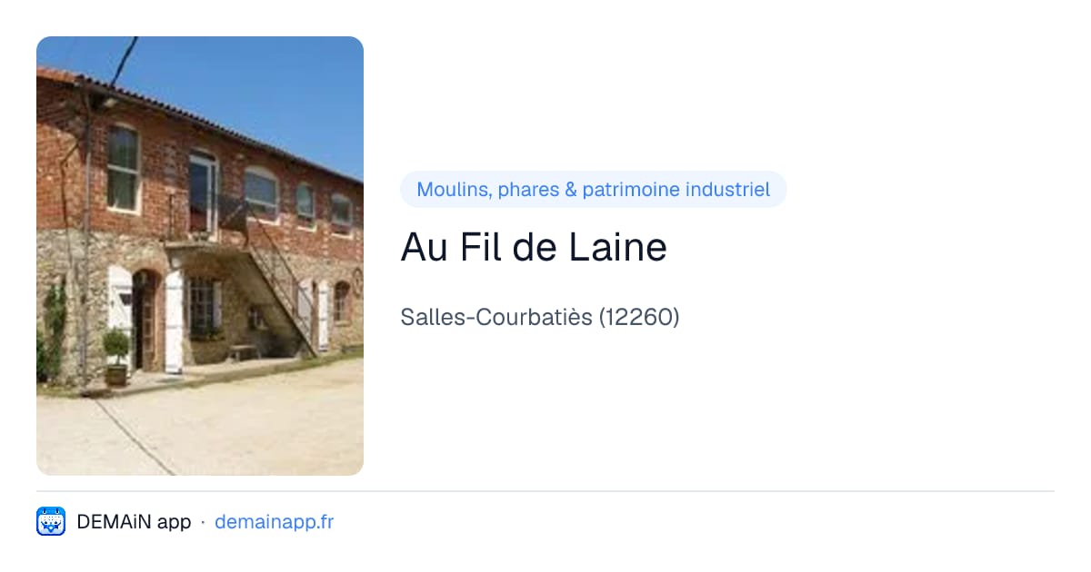 Au Fil de Laine — Salles-Courbatiès