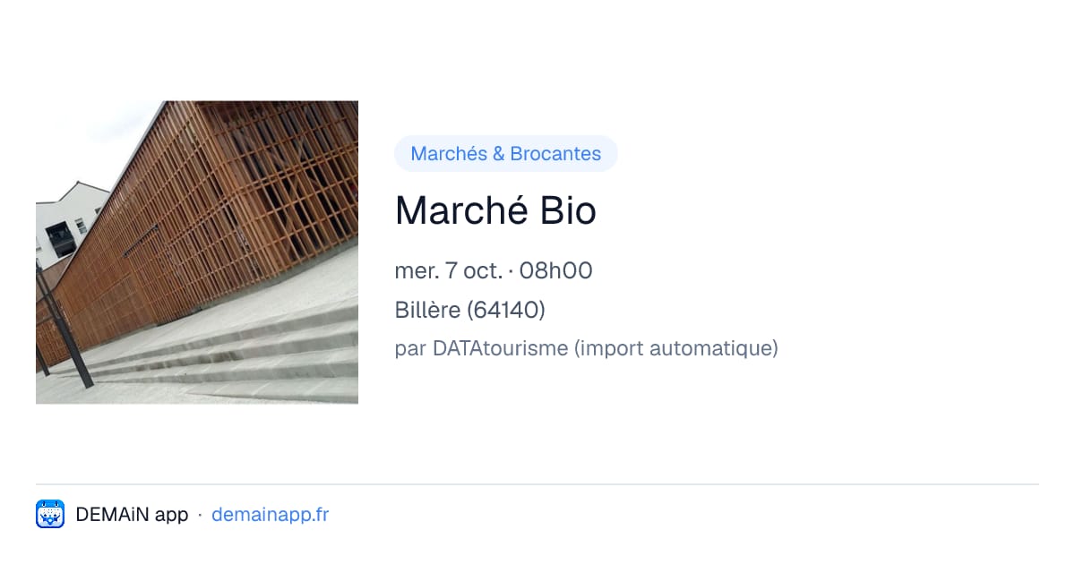 Marché Bio — Billère
