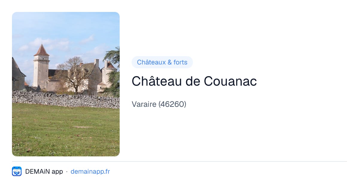 Château de Couanac — Varaire