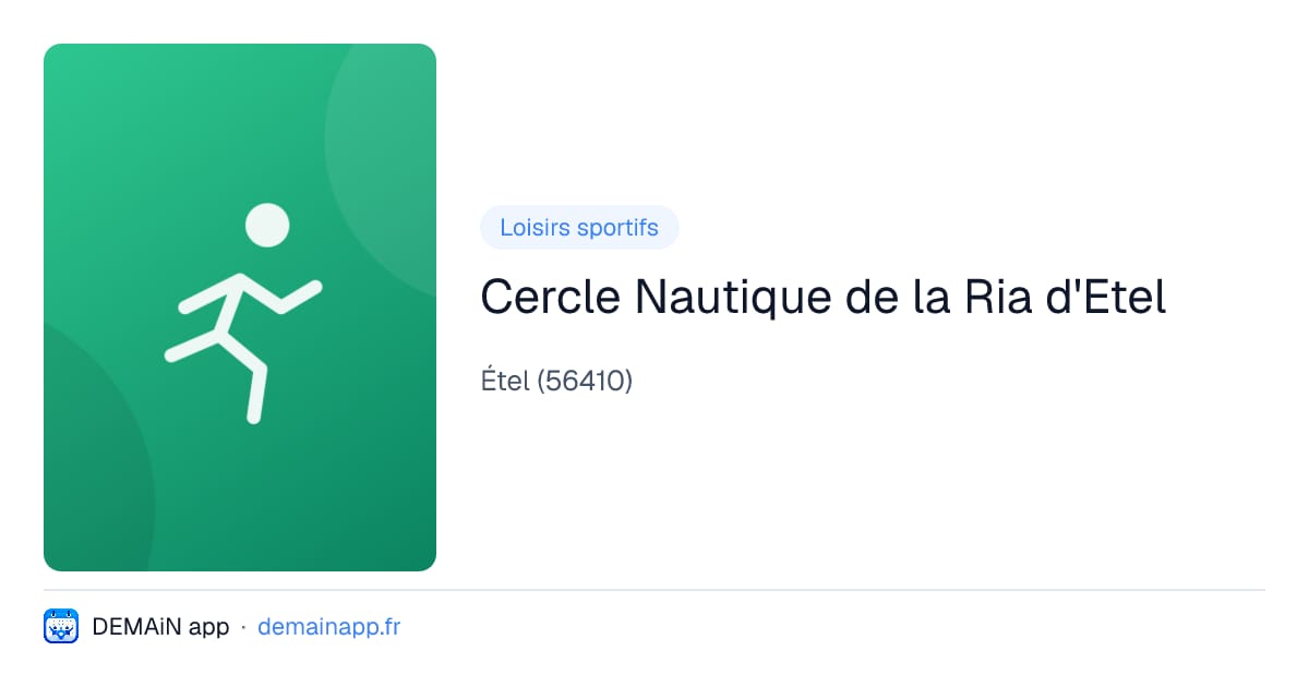 Cercle Nautique de la Ria d'Etel — Étel