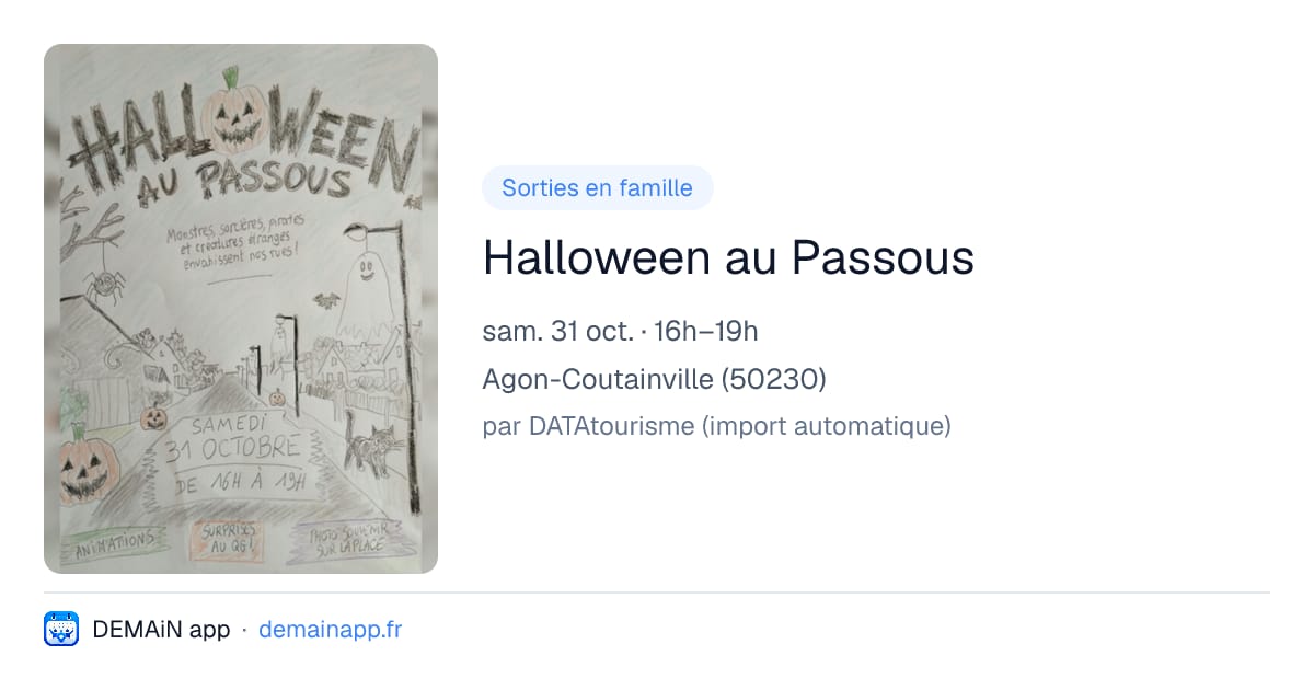 Halloween au Passous — Agon-Coutainville