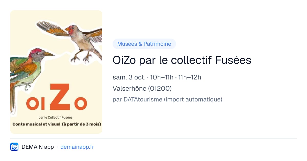 OiZo par le collectif Fusées — Valserhône