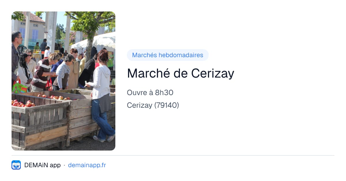 Marché de Cerizay — Cerizay