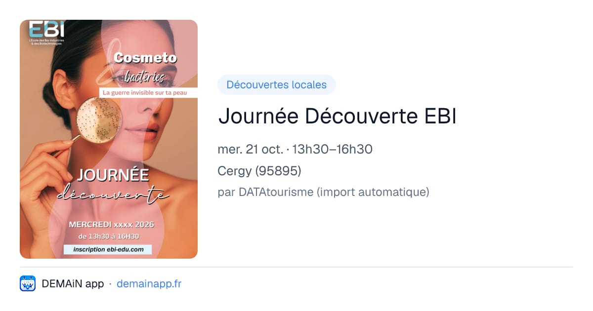 Journée Découverte EBI — Cergy