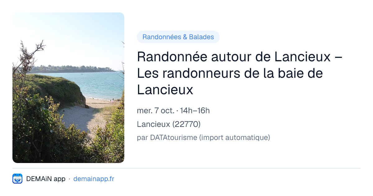 Randonnée autour de Lancieux – Les randonneurs de la baie de Lancieux — Lancieux