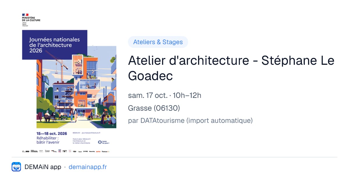Atelier d'architecture - Stéphane Le Goadec — Grasse