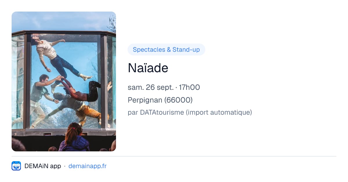 Naïade — Perpignan