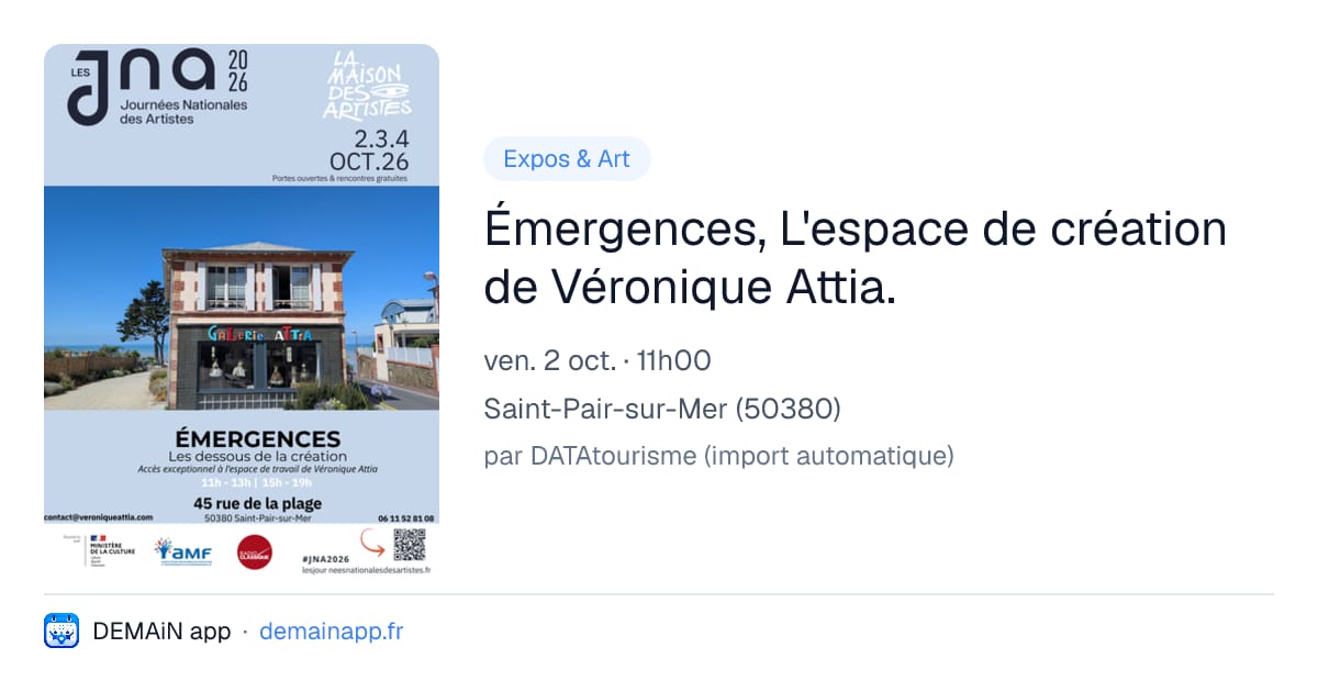 Émergences, L'espace de création de Véronique Attia. — Saint-Pair-sur-Mer