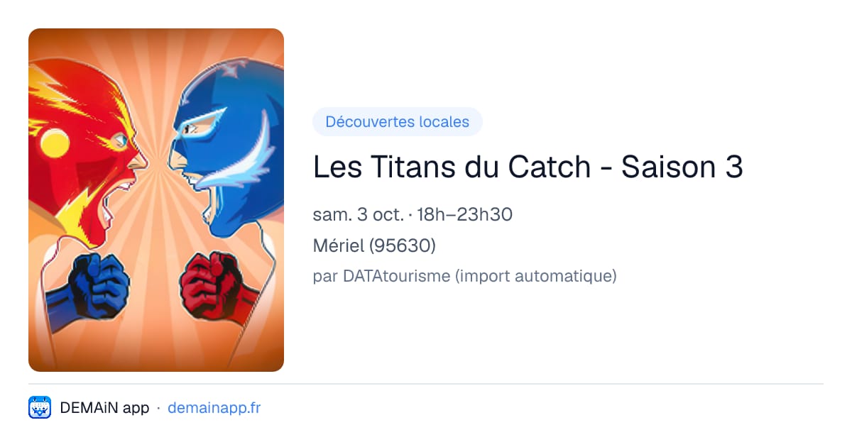Les Titans du Catch - Saison 3 — Mériel