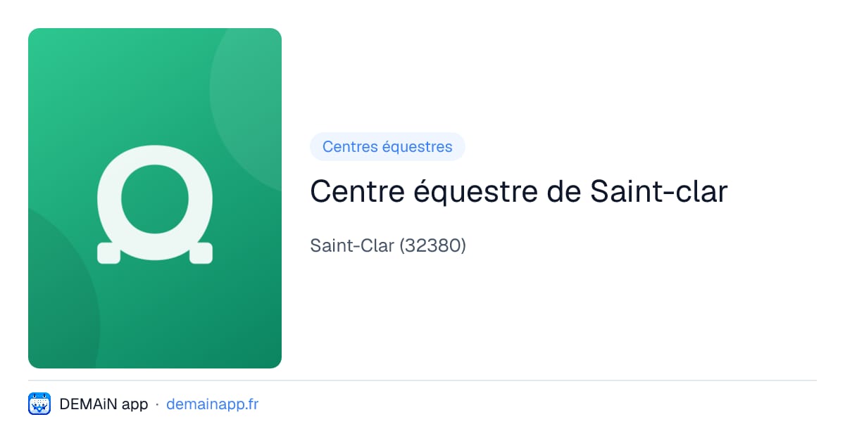 Centre équestre de Saint-clar — Saint-Clar