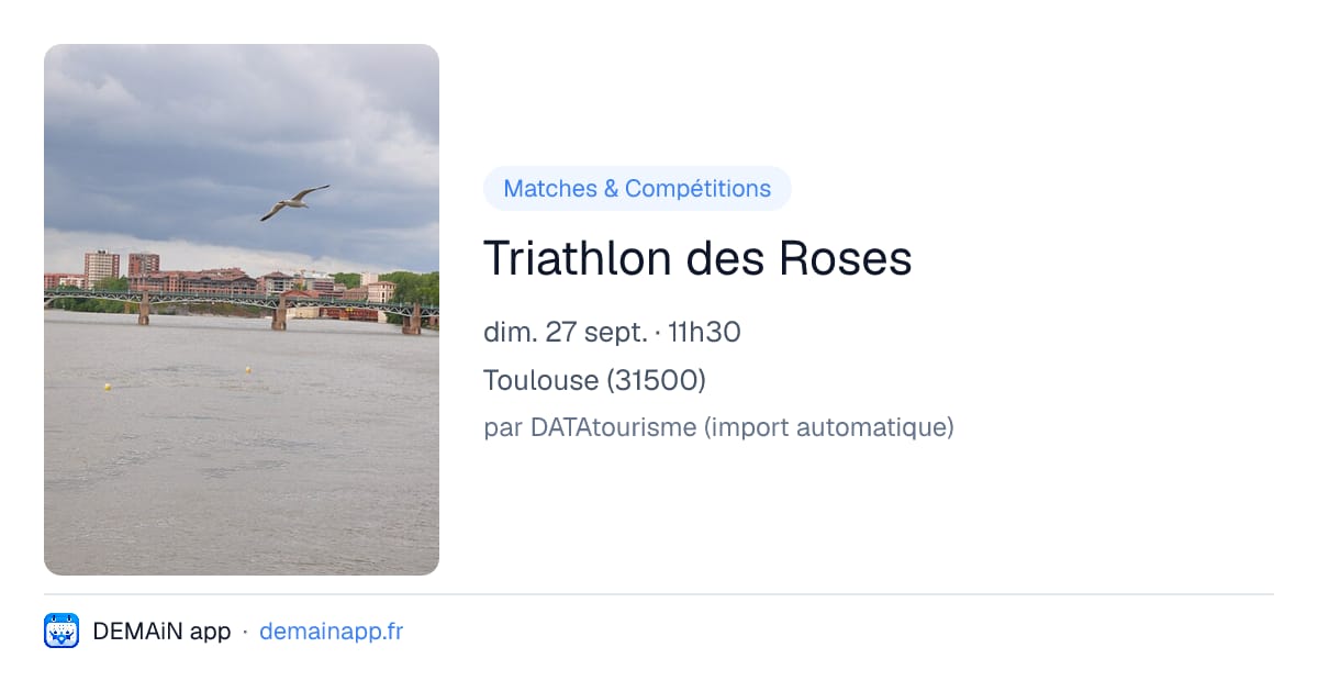 Triathlon des Roses — Toulouse