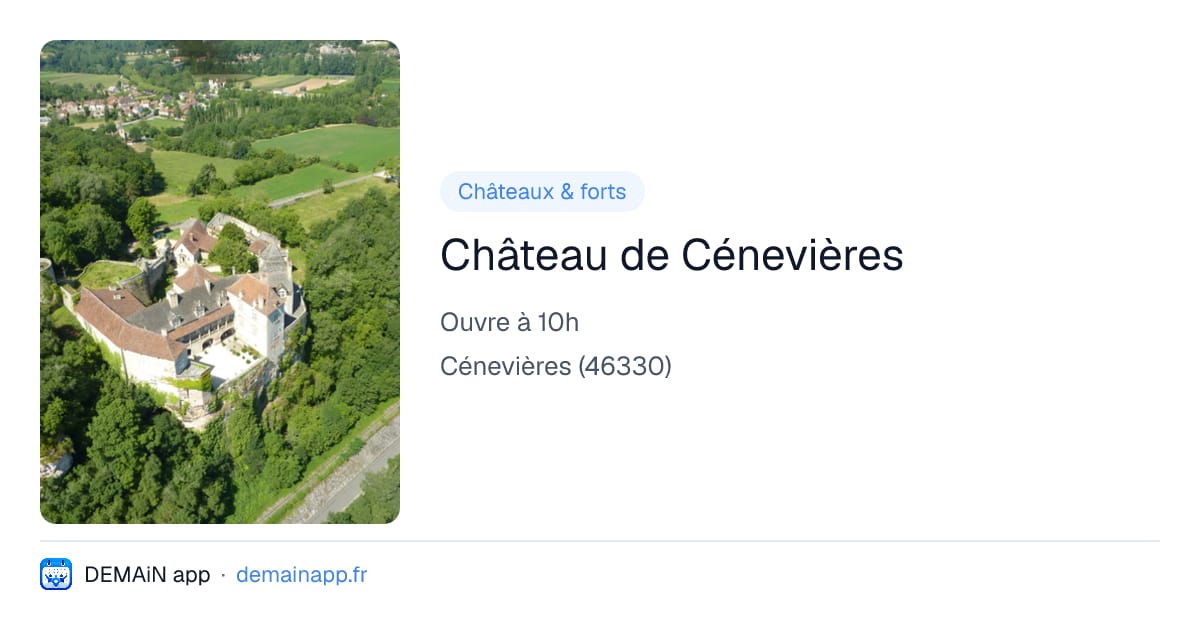 Château de Cénevières — Cénevières