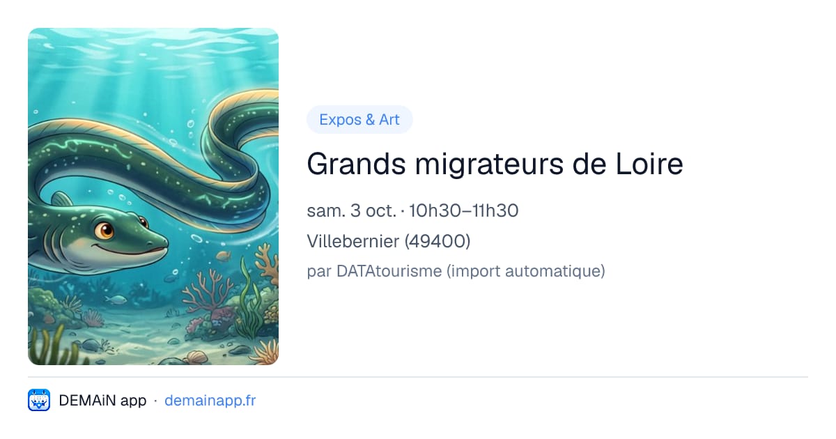 Grands migrateurs de Loire — Villebernier