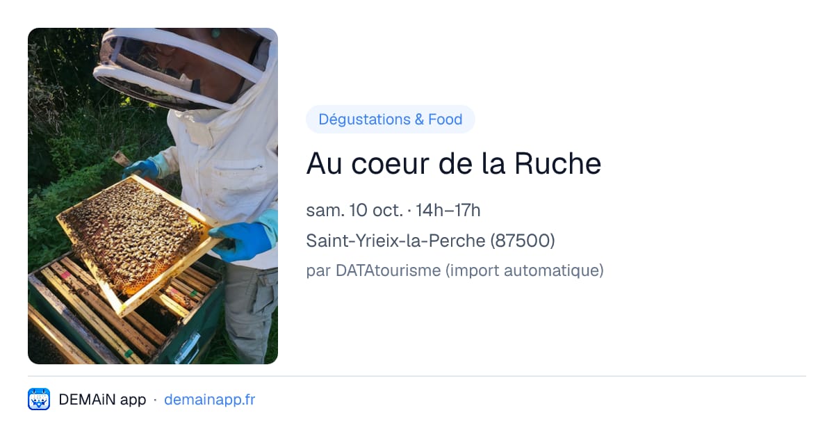 Au coeur de la Ruche — Saint-Yrieix-la-Perche