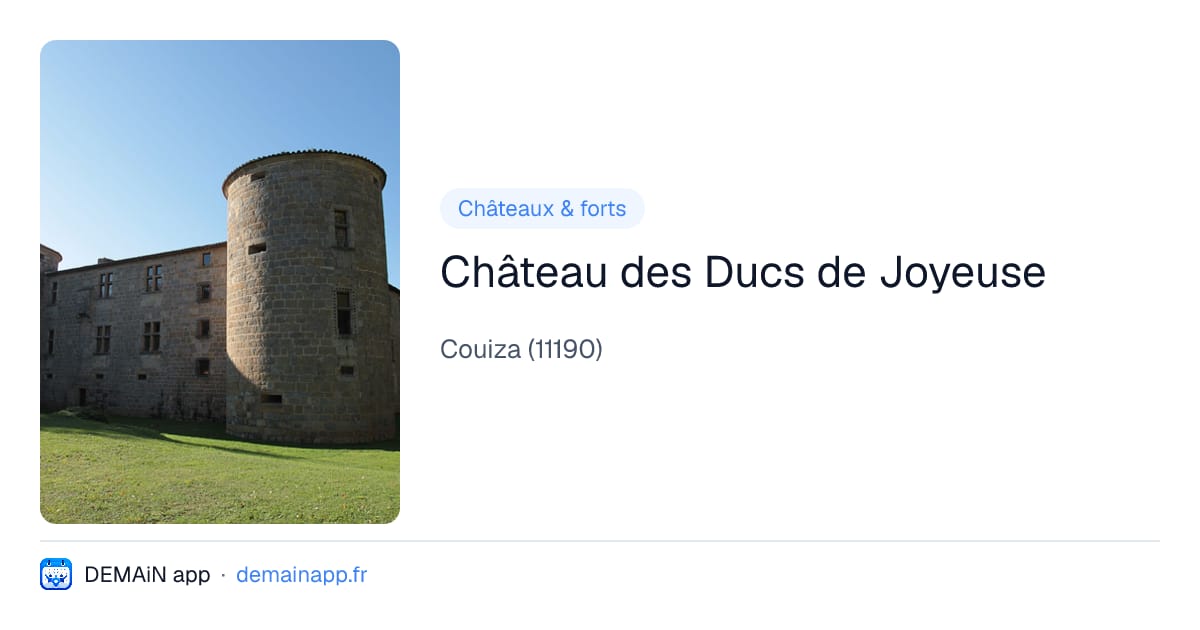 Château des Ducs de Joyeuse — Couiza