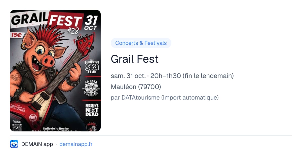 Grail Fest — Mauléon
