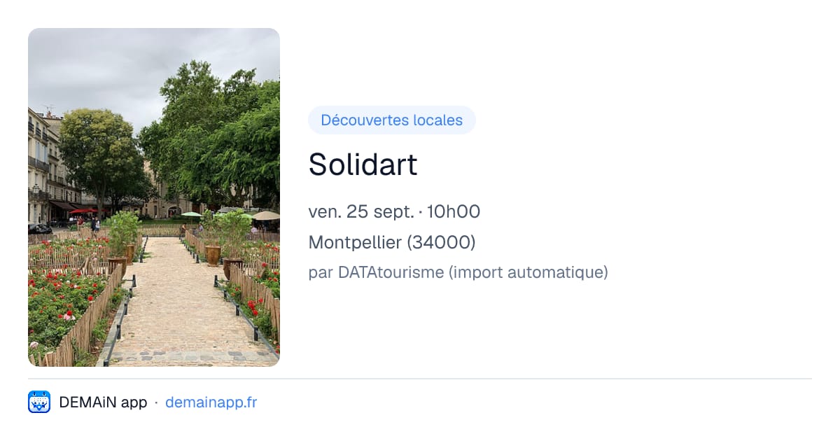 Solidart — Montpellier