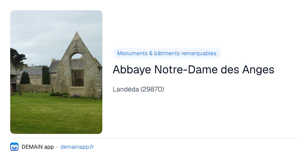 Abbaye Notre-Dame des Anges — Landéda