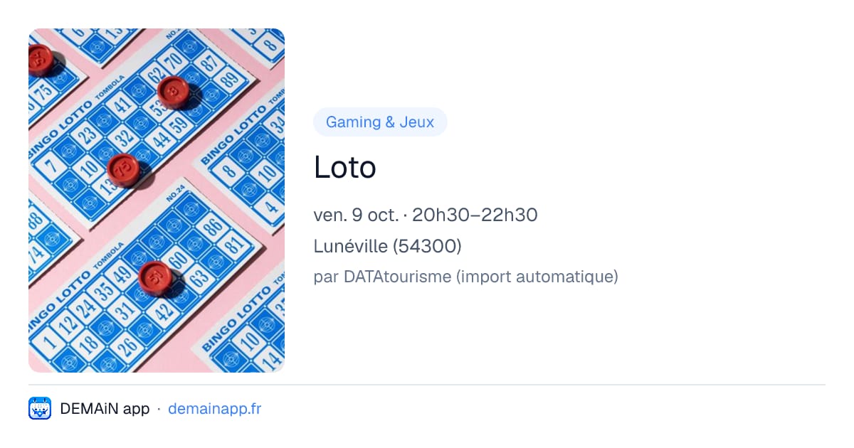 Loto — Lunéville