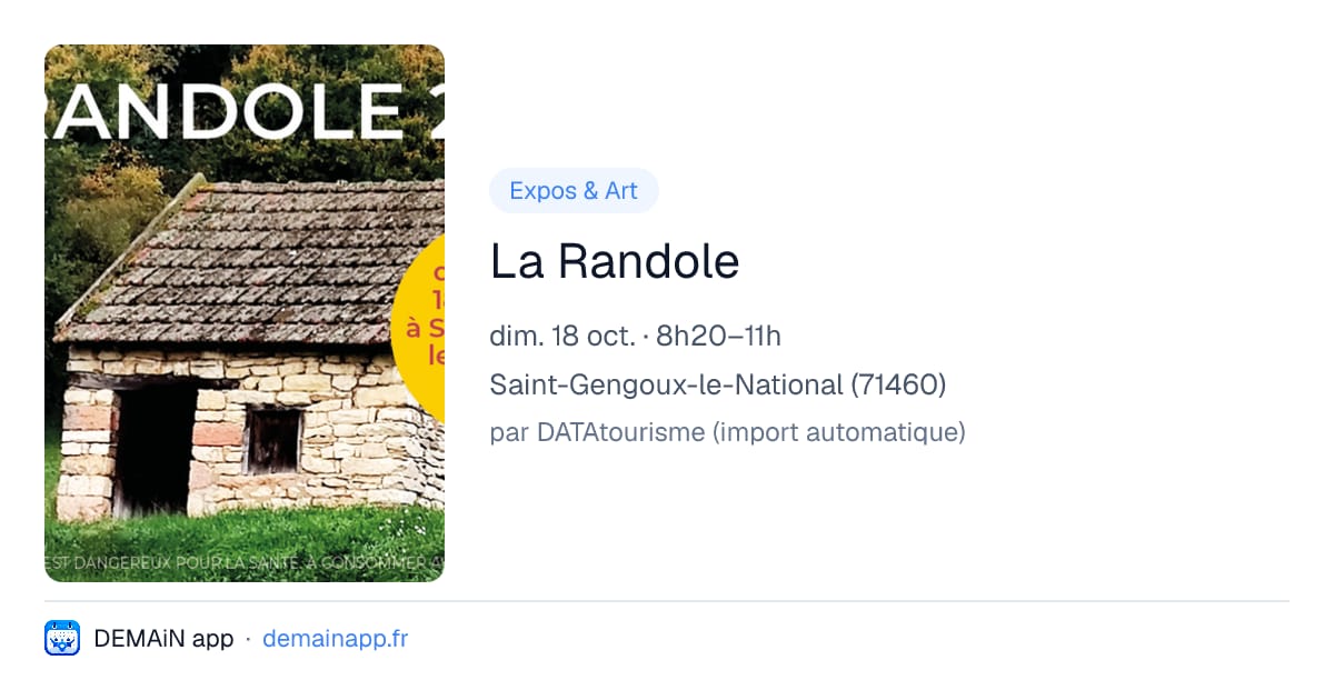 La Randole — Saint-Gengoux-le-National