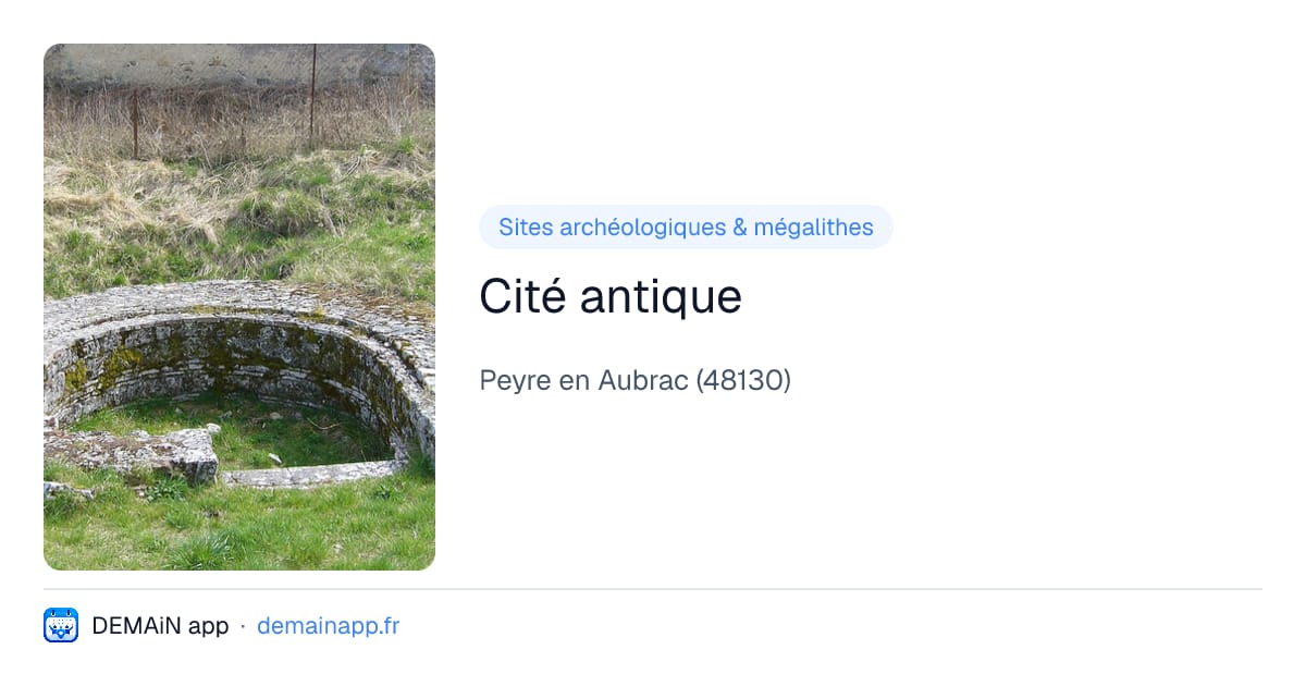 Cité antique — Peyre en Aubrac